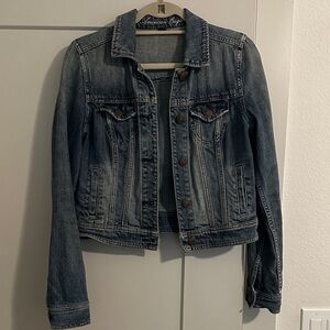 American Eagle Outfitters Dark Wash Jean Jacket